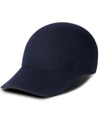 Maison Michel - Cappello Da Baseball Tiger Con Placca Logo - Lyst