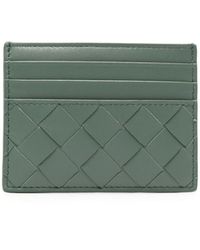 Bottega Veneta - Porte-cartes en cuir Intrecciato - Lyst