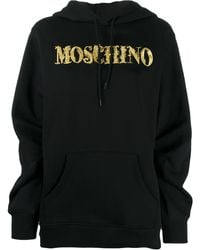 Moschino - Sweat À Capuche À Logo Brodé - Lyst
