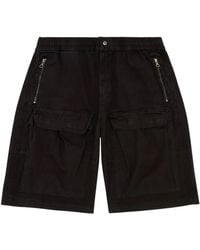 DIESEL - Shorts Cargo P-Beeck Con Vita Media - Lyst