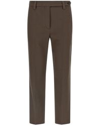 Brunello Cucinelli - Cotton Trousers - Lyst