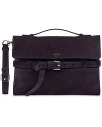 Moschino - Tie Me Tote Bag Mit Logo-Prägung - Lyst