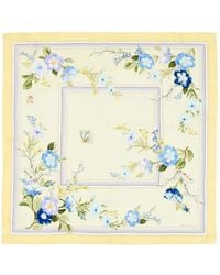 Self-Portrait - Floral-Print Scarf - Lyst