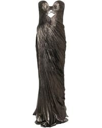 Maria Lucia Hohan - Robe-Bustier Longue Zephyra À Découpes - Lyst