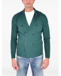 Drumohr - Double-Breasted Wool Blazer - Lyst