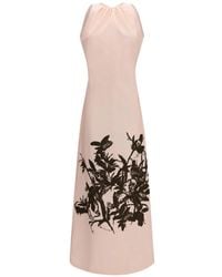 CRI.DA - Petunia Floral-Print Gathered Maxi Dress - Lyst