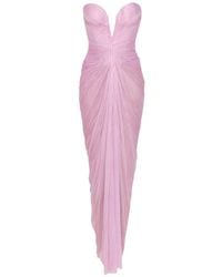 Maria Lucia Hohan - Alessandra Pleated Corset-Style Maxi Dress - Lyst