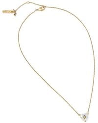 Kurt Geiger - Eagle-Head Crystal Heart-Pendant Necklace - Lyst
