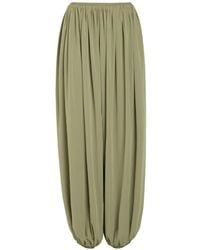 Ronny Kobo - Renier Gathered-Detail Palazzo Pants - Lyst