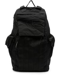 C.P. Company - Logo-Embroidered Backpack - Lyst