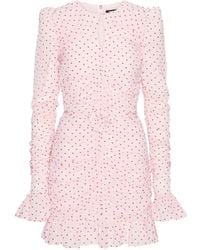 ROTATE BIRGER CHRISTENSEN - Robe Courte Froncée En - Lyst