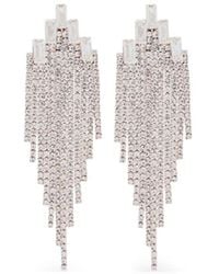 Hzmer Jewelry - Rhinestone-Embellishment Earrings - Lyst