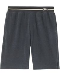 Burberry - Towelling Cotton Shorts - Lyst