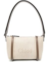 Chloé - Logo-Jacquard Shoulder Bag - Lyst