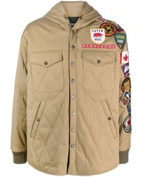 DSquared² - Patch-Detail Hooded Jacket - Lyst