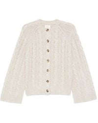 Doen - Virginie Cable-Knit Cardigan - Lyst