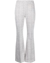 Rosetta Getty - Cropped Flared Trousers - Lyst