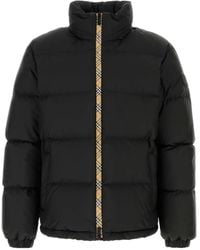 Burberry - Giacca Con Dettaglio Vintage Check - Lyst