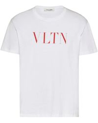 Valentino Garavani - T-shirt VLTN con logo - Lyst