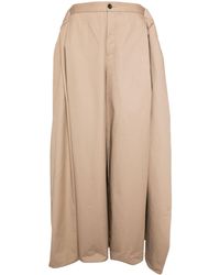 Puppets and Puppets - Draped Straight-leg Trousers - Lyst