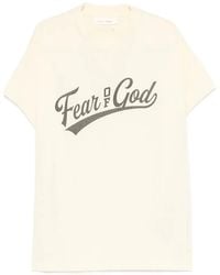 Fear Of God - Cut Off 90S Logo-Print Cap-Sleeve T-Shirt - Lyst