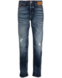 Palm Angels - Straight-Leg-Jeans in Distressed-Optik - Lyst