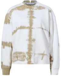 Proenza Schouler - Tie-Dye Print Cotton Sweatshirt - Lyst