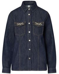 Liu Jo - Slim Fit Denim Shirt - Lyst