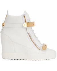 Giuseppe Zanotti - Coby Wedge-Heel Sneakers - Lyst