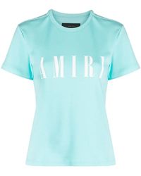 Amiri - Logo-Print Cotton T-Shirt - Lyst
