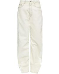 MM6 by Maison Martin Margiela - Jeans Met Vijf Zakken - Lyst