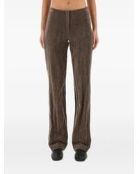 Alysi - Textured Trousers - Lyst