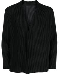 Issey Miyake - Tailored Pleats 2 Long-sleeve Jacket - Lyst