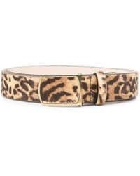 Isabel Marant - Leopard-Print Buckle-Fastening Belt - Lyst