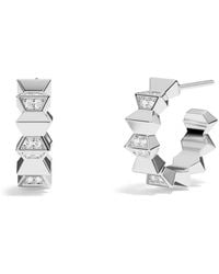 Apm Monaco - Up And Down Hoop Earrings - Lyst