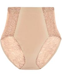 Aubade - Sculpt Lace-Panel Briefs - Lyst