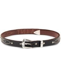 SAINT Mxxxxxx - Htc Narrow Stud-Embellished Belt - Lyst