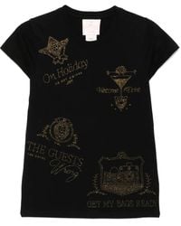 CAMILLA - T-Shirt Con Scollo Rotondo - Lyst