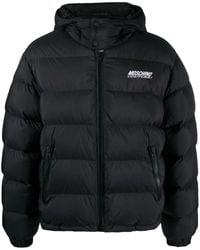 Moschino - Logo-Embroidered Padded Jacket - Lyst
