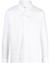 Doppiaa - Long-sleeve Linen Shirt - Lyst