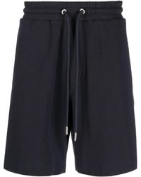 Moncler - Pantalones cortos de chándal con rayas del logo - Lyst