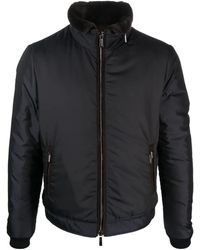 Moorer - Donsjack Met Hoge Hals - Lyst