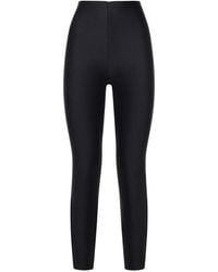 ANDAMANE - Holly High-Shine Slim-Fit Leggings - Lyst
