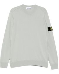 Stone Island - 5100010 Light Rws Geelong Wool Crewneck Jumper - Lyst