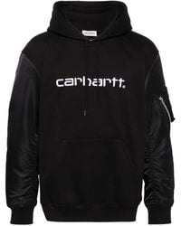 Junya Watanabe - X Carhartt Hoodie Mit Logo-Stickerei - Lyst