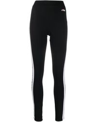 Fila Легинсы С Логотипом - Черный