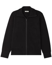 Sandro - Zip-Up Wool Cardigan - Lyst