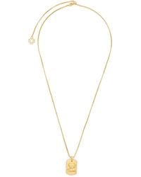 Maje - Zodiac Sign Plaque Necklace - Lyst