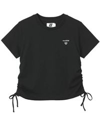 Izzue - T-Shirt À Lien De Resserrage - Lyst