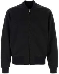Prada - Zip-Up Logo-Patch Jacket - Lyst